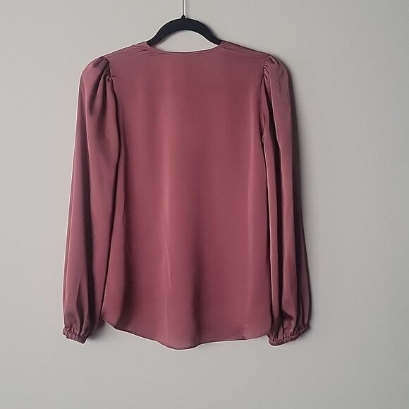 NWT Lovers Friends Daydream Blouse Mauve Pink Flowy Fairy BalletCore Blouse Top - Picture 10 of 11